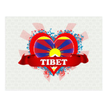 Vintage I Love Tibet Post Cards