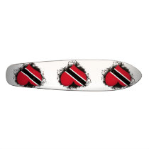 Vintage I Love Trinidad and Tobago Skateboards