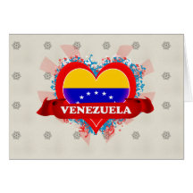 Vintage I Love Venezuela Greeting Cards