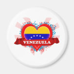 Vintage I Love Venezuela Magnet