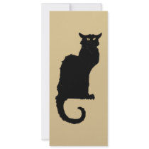 Vintage Illustration Halloween Black Cat