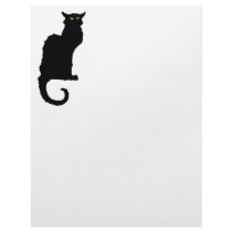 Vintage Illustration Halloween Black Cat