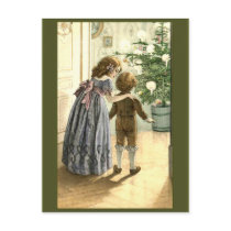 Vintage Illustration on Christmas Cards Post Cards