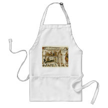 Vintage image, Bayeux Tapestry Apron
