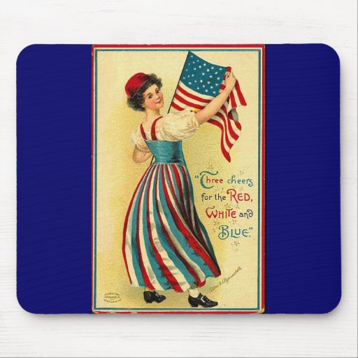 Vintage Independence Day Mouse Pads