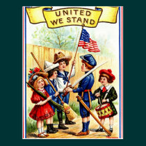 Vintage Independence Day postcards