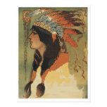 Vintage Indian Girl Post Cards