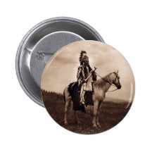 Vintage Indian War Chief Pinback Buttons
