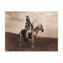 Vintage Indian War Chief Post Card