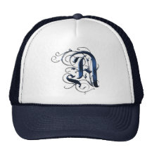 Vintage Initial A Hat