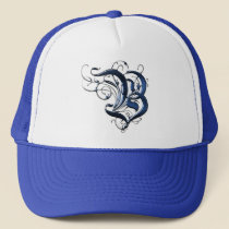 Vintage Initial B hats