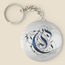 Vintage Initial C keychains