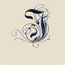 Vintage Initial I & J t-shirts