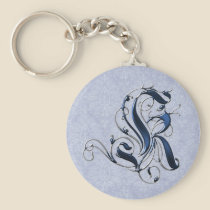 Vintage Initial K keychains