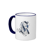 Vintage Initial K Mug