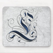 Vintage Initial L Use Mat