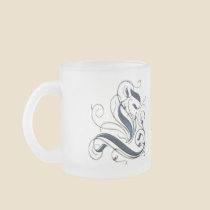 Vintage Initial L mugs