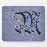 Vintage Initial M Mouse Pads