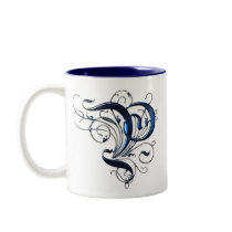 Vintage Initial P Mugs