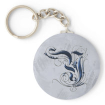 Vintage Initial Y Key Chains
