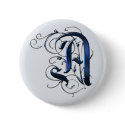 Vintage Initials A buttons