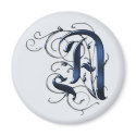 Vintage Initials A magnets