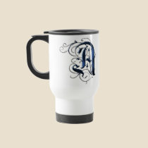 Vintage Initials A mugs