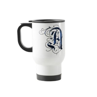 Vintage Initials A Coffee Mug by initials