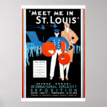 Vintage International Aircraft Exposition Print