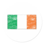 Vintage Ireland Flag stickers