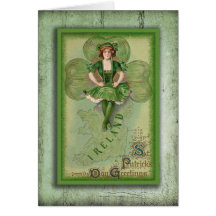 Vintage Ireland Greeting Card