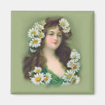 Vintage Irish Colleen Refrigerator Magnets