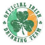 'Vintage' Irish Drinking Team Sticker