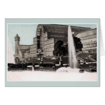 Vintage iron architecture Crystal Palace London Cards