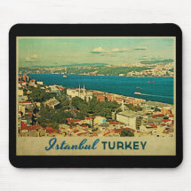 Vintage Istanbul Turkey Mousepad
