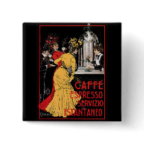 Vintage Italian Coffee espresso advertisement Pin