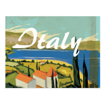 Vintage Italian Poster Post Card