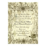 Vintage Italian Verdigris Wedding Invitation