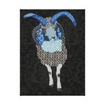 Vintage Jacob's Sheep Art Canvas Canvas Print