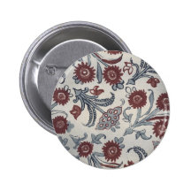 Vintage Japanese Fabric Art Gifts Pinback Button