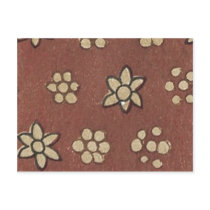 Vintage Japanese Floral Fabric 143 Postcards