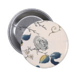Vintage Japanese Floral Fabric Art 153 Pin