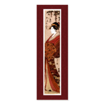 Vintage Japanese Painting Business Card