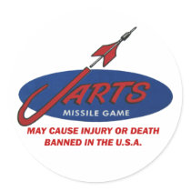 Vintage Jarts Sticker