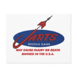 Vintage Jarts Tournament Invitation Postcard