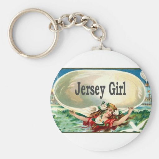 Vintage Jersey Shore Jersey Girl Keychains
