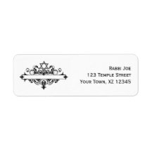 Vintage Jewish Header Labels