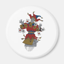 Vintage Joker Refrigerator Magnet
