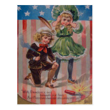Vintage July 4th Postcard