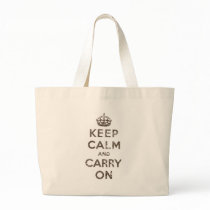 Vintage Keep Calm And Carry On Bags